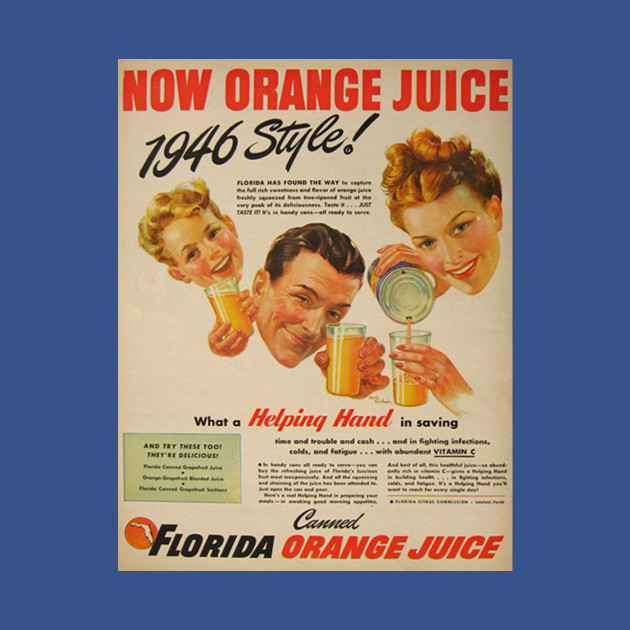 1946 Style - Orange Juice - T-Shirt