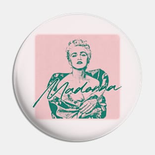 Madonna // Retro 80s Aesthetic Design Pin