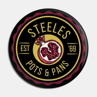 STEELES POTS AND PANS, Pomegranate Pin