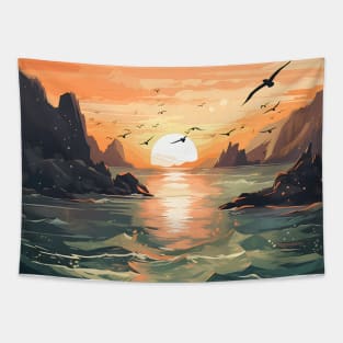 Winged Horizon Tapestry