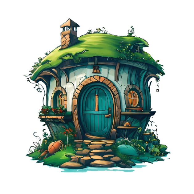 A Hobbit House by The Dark Matter Art