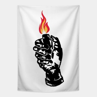 Fire in The Hand Tapestry