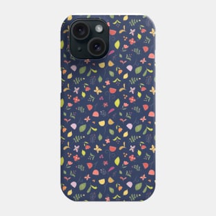 Funky Floral Dark Phone Case