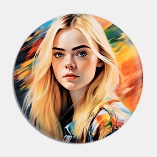 fresh colors with Elle Fanning Pin