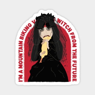 BIKING VAMPIRE WITCH Magnet