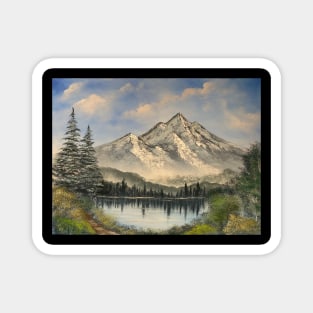 Mountains in the Spring Magnet