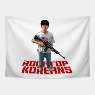 Rooftop Koreans Tapestry