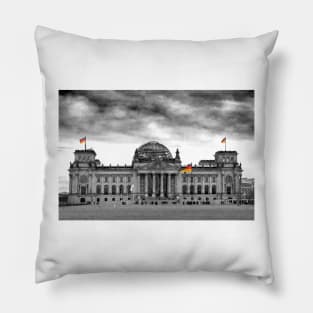 Reichstag Building Deutscher Bundestag Berlin Germany Pillow