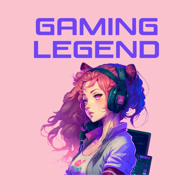 Video games gaming legend gamer girl by Antzyzzz