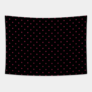 Plain Pink dot pattern Tapestry