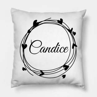 Candice name cute design Pillow