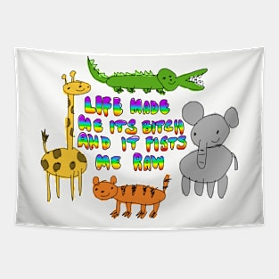 Zoo of Life Tapestry