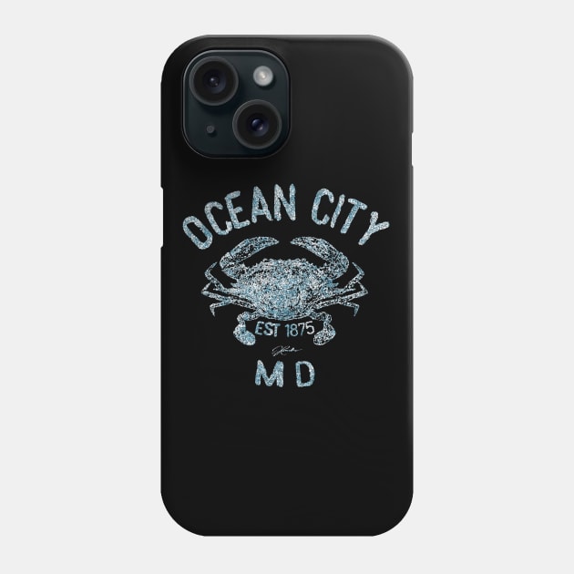 Ocean City, Maryland, Chesapeake Blue Crab Phone Case by jcombs