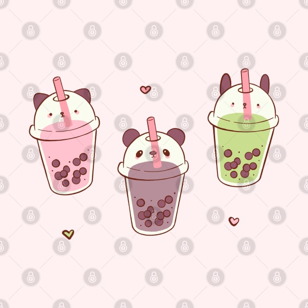 Kawaii Boba Tea by dianyland