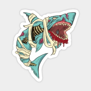 Zombie Shark Magnet