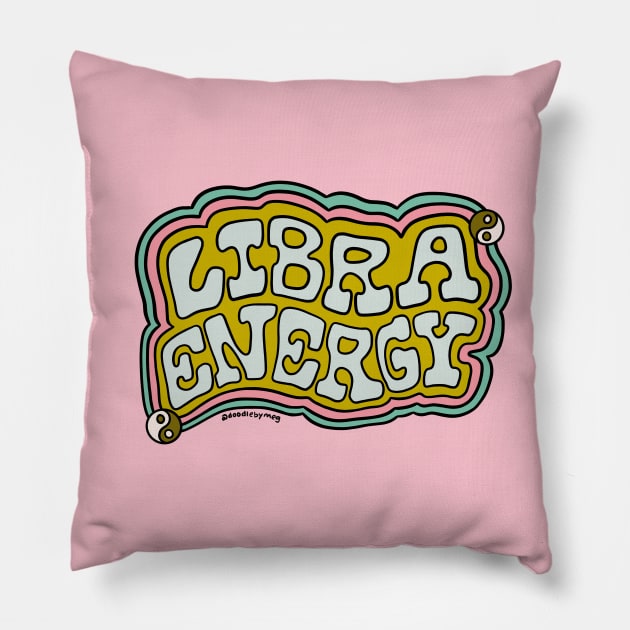 Libra Energy Pillow by Doodle by Meg