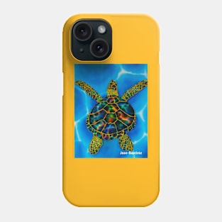 Black Opal Sea Turtle Phone Case