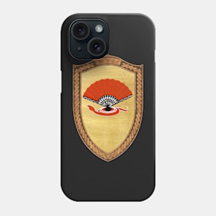 The Fans (Shield Copper Celtic Rope on wood) Phone Case