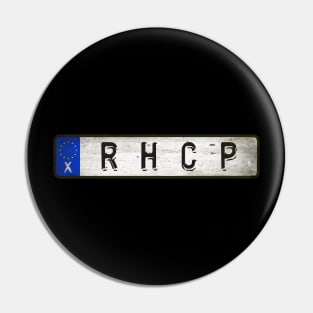 RHCP Car license plates Pin