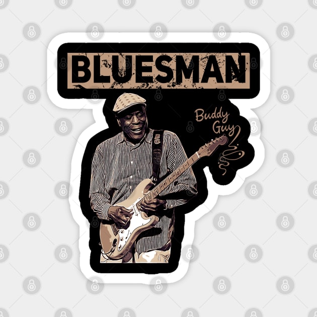 Bluesman // Buddy Guy Magnet by Degiab