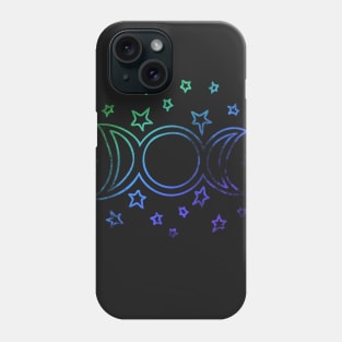 Triple Moon Goddess Phone Case