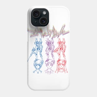 NERV Genesis Of Psychedelic Mecha Neon EVA 01 0 02 Phone Case