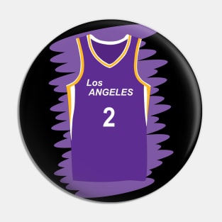 Los Angeles Sparks number 2 uniform Pin