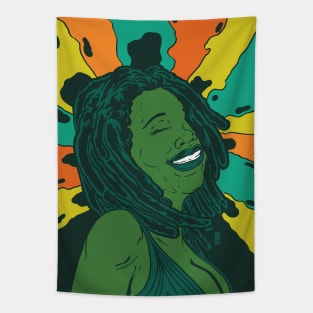 Black Girl Joy Tapestry