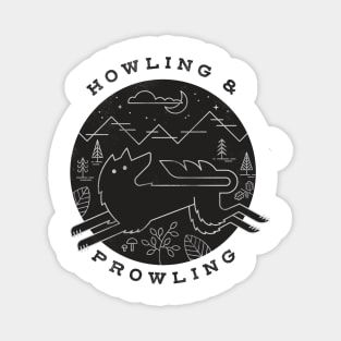 Howling and Prowling Magnet