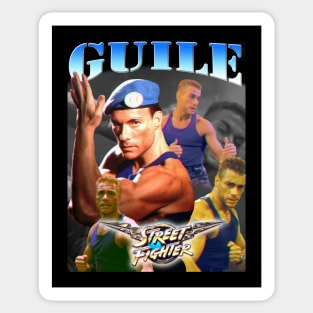 Guile  Street Fighters Sticker for Sale by 0therworldly4rt