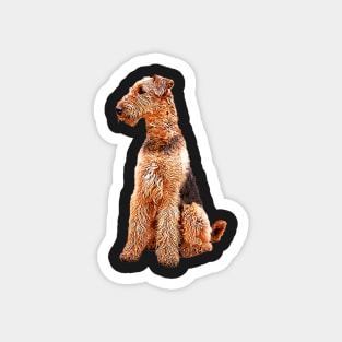 Airedale Terrier Cute Dog Magnet