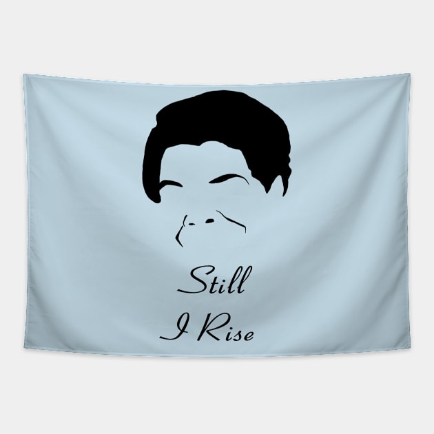 Maya Angelou Still I Rise Tapestry by PoetandChef