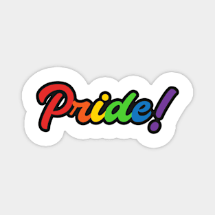 Pride Day Rainbow Magnet