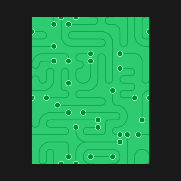 Green Circuitry by DigitalShards