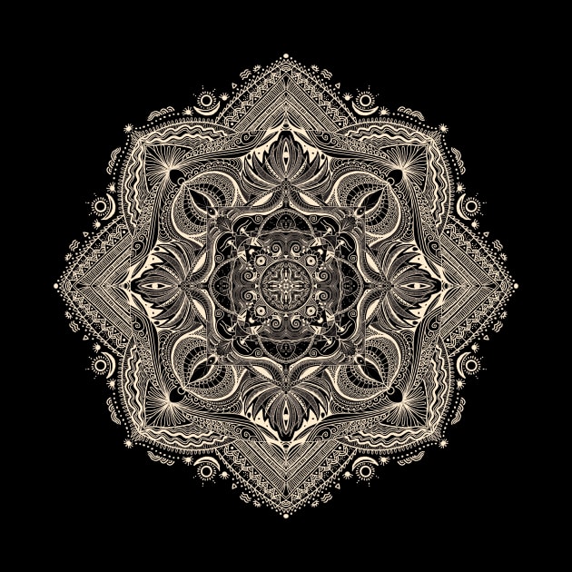 Mandala 07 (Dark Edition) by PHAZED