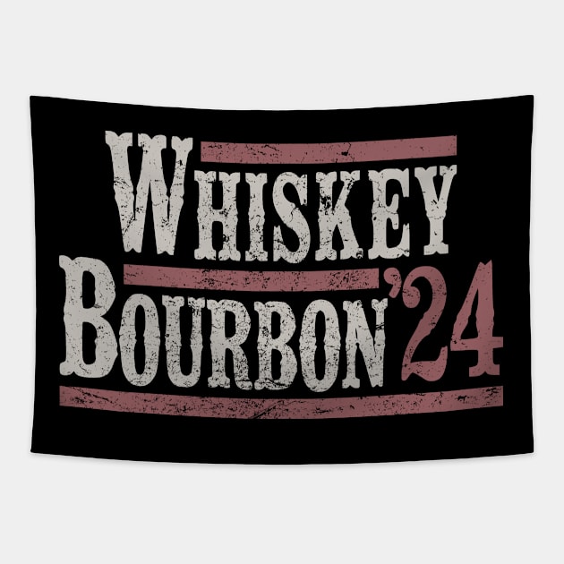 Whiskey Bourbon 2024 Tapestry by Etopix