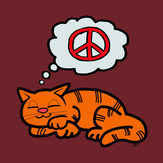 peace kitty by wolfmanjaq