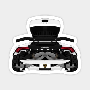 HURACAN WHITE Magnet