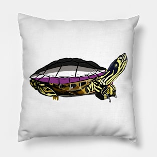 Asexual Pride Turtle Pillow