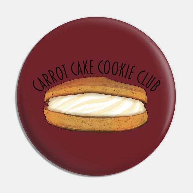 Carrot Cake Cookie Club Pin by WearInTheWorld