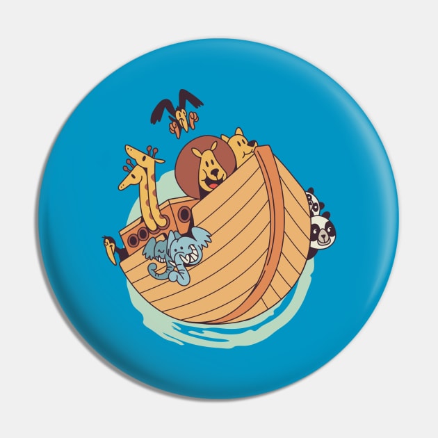 Noahs Ark Pin by Safdesignx