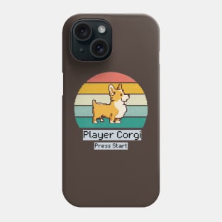 Retro Corgi 80s Video Game Phone Case