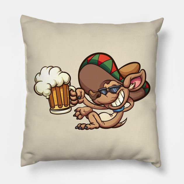 Mexican chihuahua Pillow by memoangeles