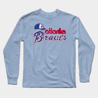Atlanta Braves Fanatics Branded Static Logo Long Sleeve T-Shirt - Navy