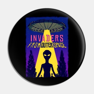 Invaders from outer space Pin