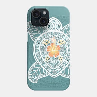 Hibiscus Turtle Phone Case