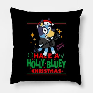 bluey christmas Pillow