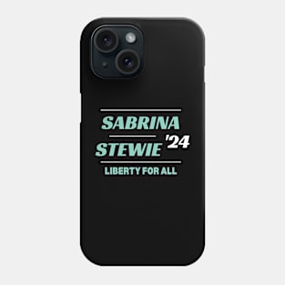 Sabrina Ionescu Breanna Stewart 2024 NY Liberty Basketball Phone Case