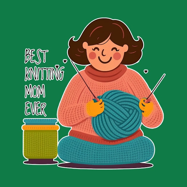 Best Knitting Mom Ever #5 by aifuntime