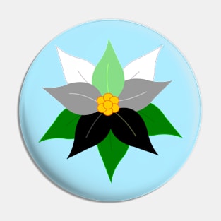 Pride Poinsettia Pin